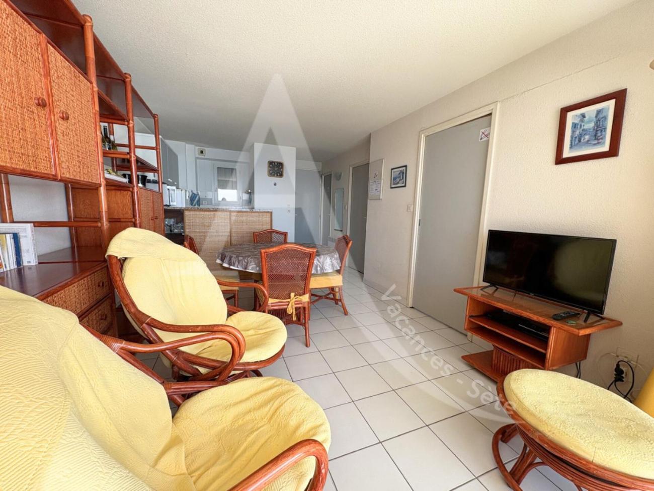Sète T2 Coin Chambre, Terrasse 1Ere Ligne Mer, Piscine מראה חיצוני תמונה